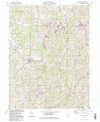Sarahsville 1994 topographic map thumbnail