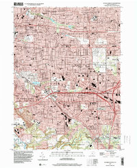 Shaker Heights 1994 topographic map thumbnail