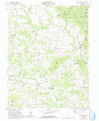Sinking Spring 1961 topographic map preview
