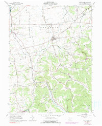 South Salem 1961 topographic map thumbnail