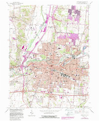 Springfield 1966 topographic map preview