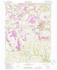 St. Clairsville 1960 topographic map thumbnail