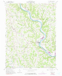 Stockport 1961 topographic map thumbnail