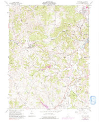 The Plains 1961 topographic map thumbnail