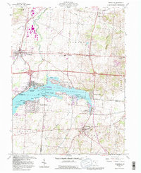 Thornville 1992 topographic map thumbnail