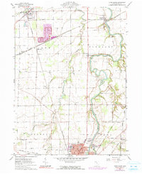 Tiffin North 1960 topographic map thumbnail