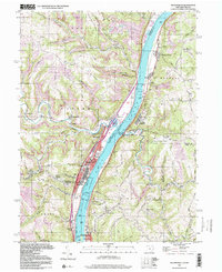 Tiltonsville 1997 topographic map thumbnail