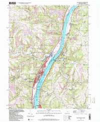 Tiltonsville 1997 topographic map thumbnail