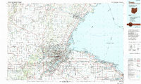 Toledo 1986 topographic map thumbnail
