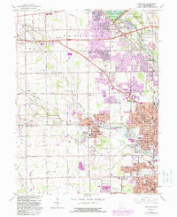Trotwood 1965 topographic map thumbnail