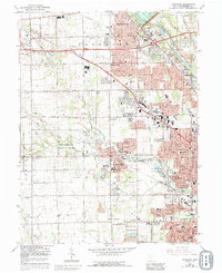 Trotwood 1965 topographic map thumbnail