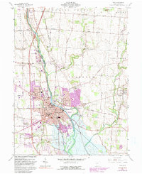 Troy 1961 topographic map preview