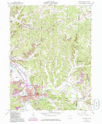 Uhrichsville 1961 topographic map thumbnail