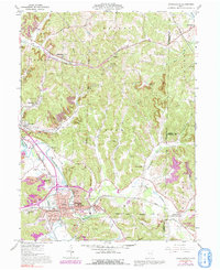 Uhrichsville 1961 topographic map thumbnail