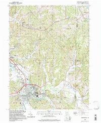 Uhrichsville 1994 topographic map thumbnail