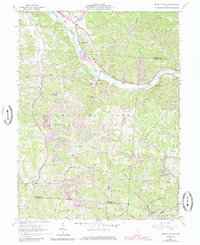 Union Furnace 1961 topographic map thumbnail