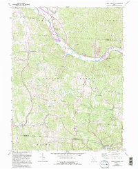 Union Furnace 1961 topographic map thumbnail