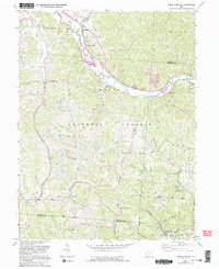 Union Furnace 1961 topographic map thumbnail