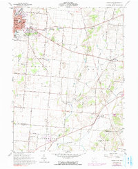 Urbana East 1961 topographic map preview