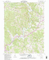 Vales Mills 1992 topographic map thumbnail