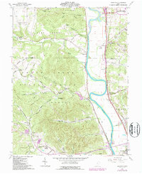 Wakefield 1961 topographic map preview