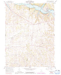 Walhonding 1961 topographic map preview