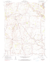 Walnut Run 1961 topographic map thumbnail