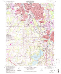 Warren 1994 topographic map thumbnail