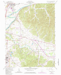 Waverly South 1961 topographic map thumbnail
