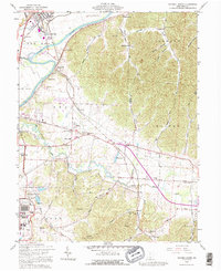Waverly South 1992 topographic map thumbnail