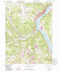 Wellsville 1960 topographic map thumbnail