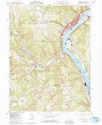 Wellsville 1960 topographic map thumbnail
