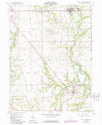 West Alexandria 1961 topographic map thumbnail