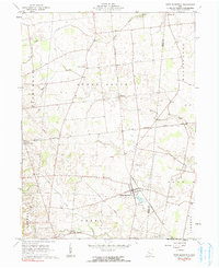 West Mansfield 1961 topographic map thumbnail