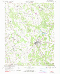 West Union 1961 topographic map thumbnail