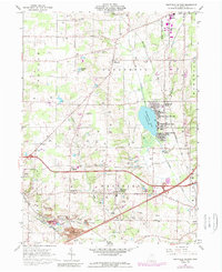 Westfield Center 1961 topographic map thumbnail