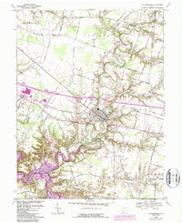 Williamsburg 1968 topographic map preview