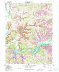 Wills Creek 1962 topographic map thumbnail