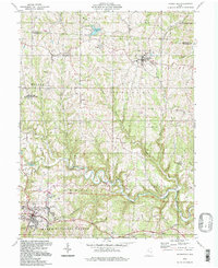 Woodsfield 1994 topographic map thumbnail