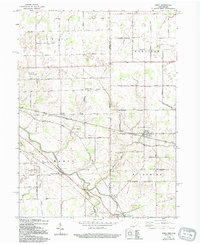 Wren 1960 topographic map preview