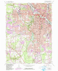 Youngstown 1963 topographic map preview