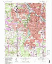 Youngstown 1994 topographic map thumbnail