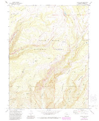 Adams Lake 1974 topographic map thumbnail