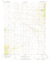 Aldrich Gulch 1957 topographic map thumbnail