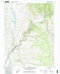Almont 1964 topographic map thumbnail