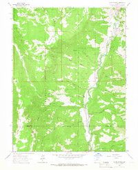 Alpine Plateau 1963 topographic map thumbnail