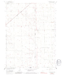 Amherst NE 1962 topographic map thumbnail
