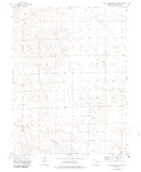 Antelope Creek East 1973 topographic map thumbnail