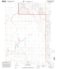 Antelope Reservoir 1997 topographic map thumbnail
