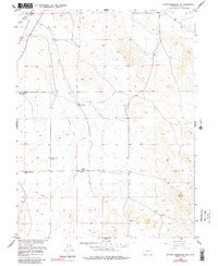 Antero Reservoir NE 1956 topographic map thumbnail